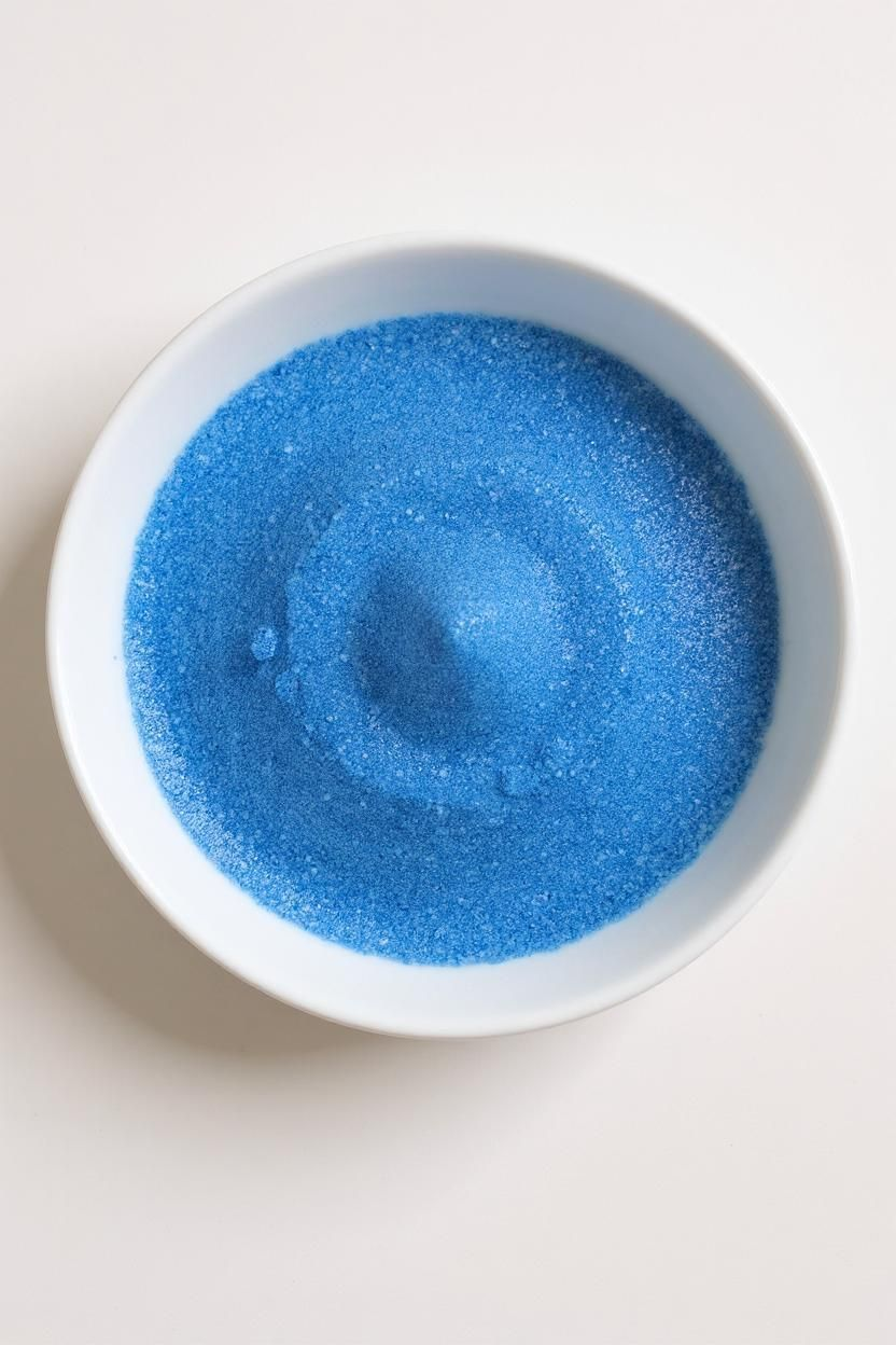 Bougie Sable 500g non parfumée BLEU
