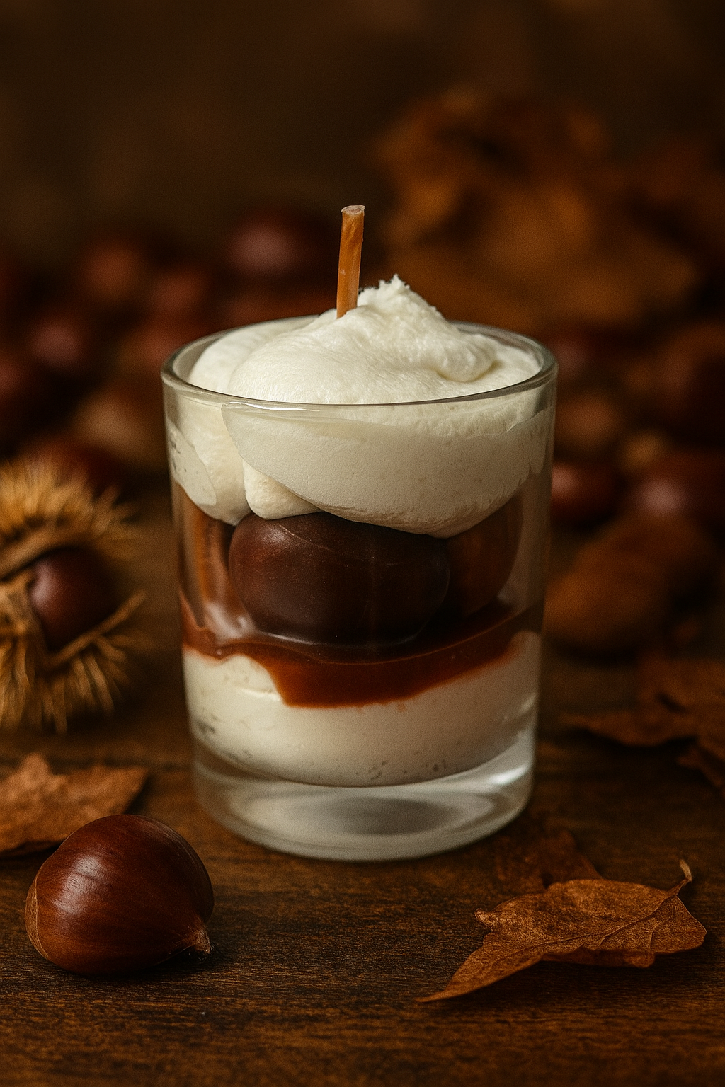 Bougie Marron Chaud