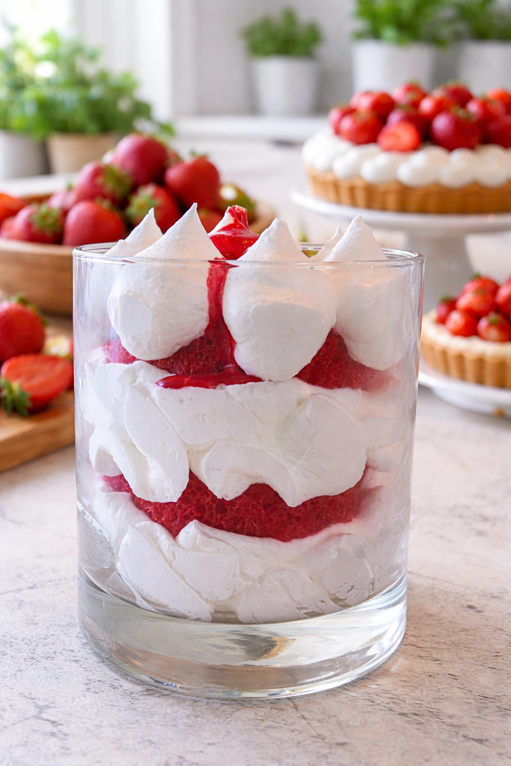 Bougie Gâteau fraise