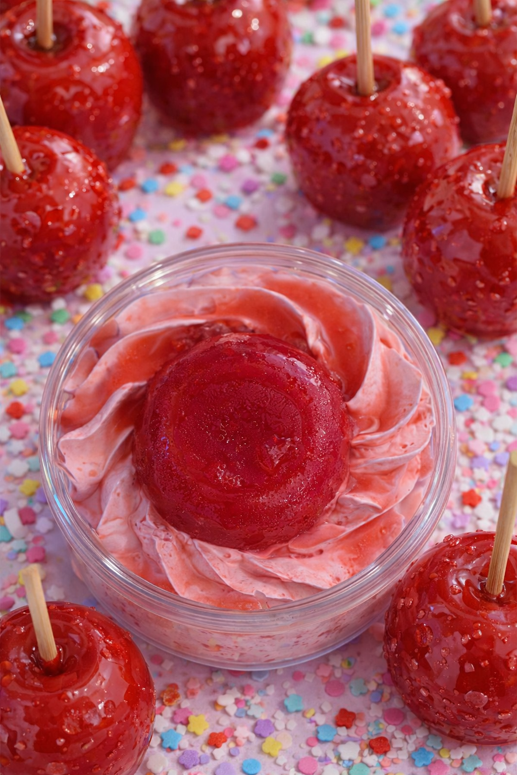 Creme de douche pomme d’amour